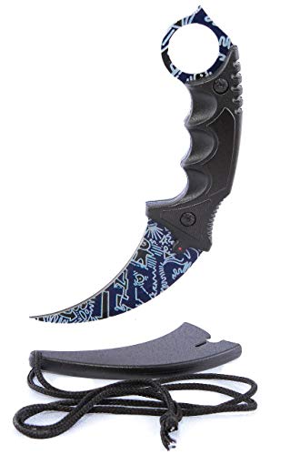 ariknives Elite - Counter Karambit Skin Knife CS GO Streik Messe Jagdmesser taktisches Überlebens Camping Werkzeug (Freehand) ariknives Elite - Counter Karambit Skin Knife CS GO Streik Messe Jagdmesser taktisches Überlebens Camping Werkzeug (Freehand)