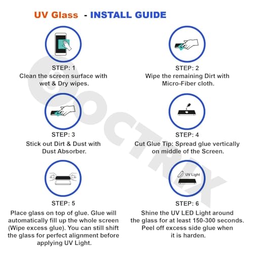Image of Premium UV Tempered Glass Screen Protector for Honor X9C | Transparent | Full Screen Coverage with UV Installation Kit (Pack Of 1)