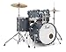 Pearl Roadshow Drum Set 5-Piece Complete Kit with Cymbals and Stands, Charcoal Metallic (RS505C/C706)