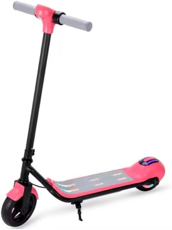 Patinete Infantil Elétrico 2 Rodas Com Luzes Led Bluetooth Integr...