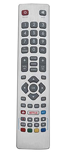 ALLIMITY DH-1710 Remote Control Replace Fit for TV LC-32FI5242E LC-32FI5542E LC-32HI5232E LC-32HI5532E LC-40FI5242E LC-40FI5542E LC-49FI5242E LC-49FI5342E LC-49FI5542E