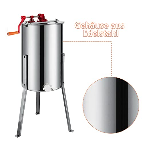 Manuelle Honigschleuder 3 Rahmen Honey Extractor Honig Extraktor Handkurbel Handhonigschleuder Manual Bienenzucht… – Bild 5