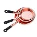 Almencla 1/12 Ustensiles de Cuisine Miniatures Maison de Poupée Ustensiles de Cuisine Meubles Jouets Casseroles et Poêles - Bronze