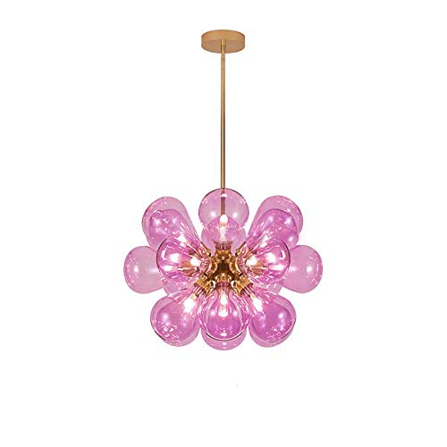 Lustre suspension globe en verre luminaire design pour îlot de cuisine