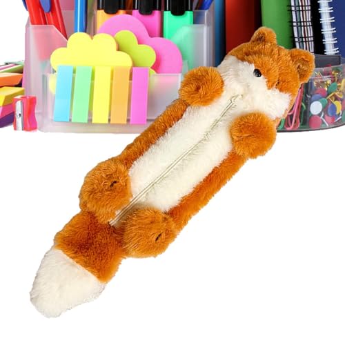 Genérico Estuche Adorable De Lápices,Animal Suave Cremallera Suave | Mona de Papelería y Bolígrafos,para Hogar, Aula, Universidad, Oficina, Viaje, Aire Libre, Mujeres, Niños Y Estudiantes