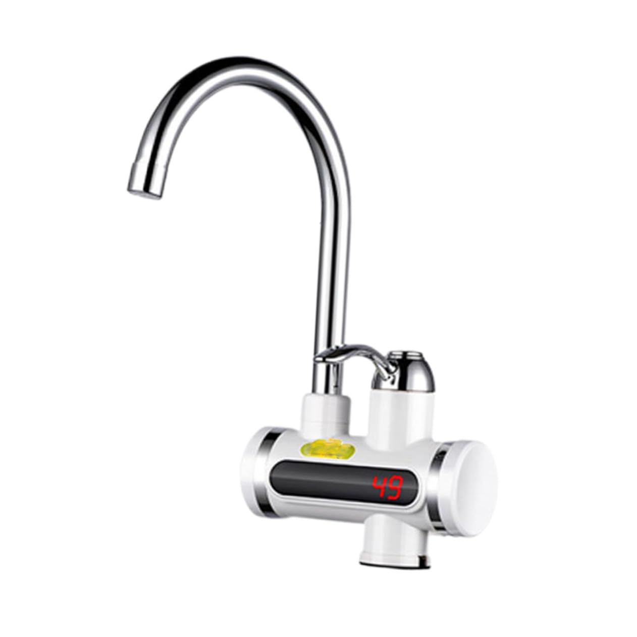 Mitigeur cuisine laiton LED numérique et acier inoxydable lavabo 3000W