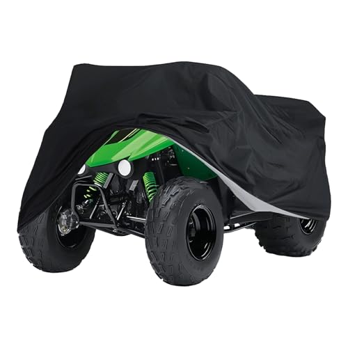 birdusunce ATVカバー - 210D UV保護 防塵 プロテクター | 防水 トラクター カバー | ガレージ ドライブウェイ トレイル 農場 牧場 レクリエーション 全天候用