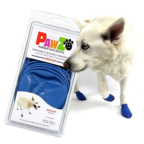 Pawz Dog Boots Medium | 24 Booties Black And Blue #TOP1