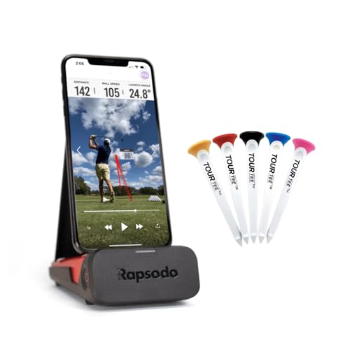 ラプソード 弾道測定器 モバイルトレーサー MLM 飛距離 スピード 測定 正規品 ＆ TOUR TEE Original ゴルフティー セット