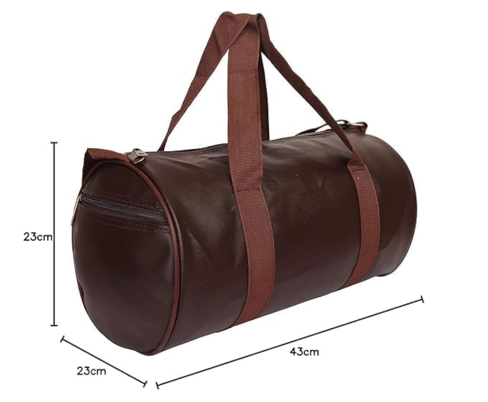 Leather Backpack & Duffel Bag Combo for Men, Travel Set