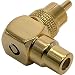 Produktbild OEHLBACH Sound-AD 90 - Winkeladapter Cinch 90° (Winkelstecker auf Cinch Kupplung) 24k vergoldet, hohe Kontaktsicherheit - 2 Stück