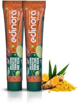 Prime 90g*2 | Pack of 2 Edible Toothpaste | No SLS, Parabens, Artificial Colours, flavours, sweeteners | Safe and natural
