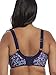 Elomi womens Energise Underwire With Racerback Conversion Sports Bra, Navy Geo, 42H US