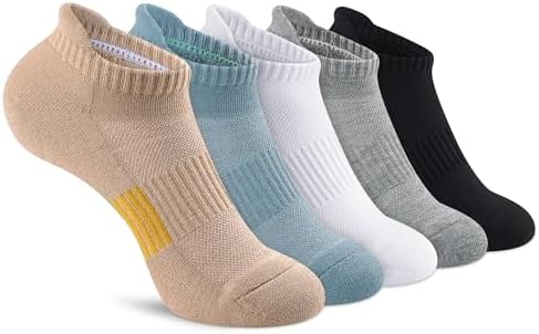 Gonii Ankle Socks for Women Cushioned No Show Athletic Running 5 ...