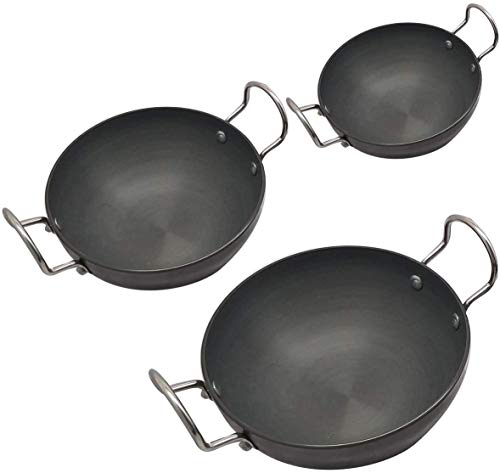 Kitchen Dining Bar 11cm Indian Non Stick Tadka Kadai Choti Kadai Mini Fry Pan Vaghariyu Tadka Pan Home Garden Medicade Hu
