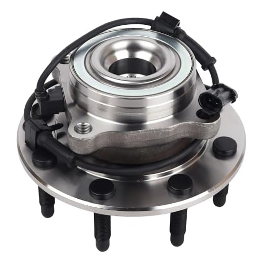 Autoround Front Wheel Hub and Bearing Assembly 515058 for 4x4 Chevy Silverado/GMC Sierra 1500 2500 2500HD 1500HD, Suburban/Yukon XL 2500, Hummer H2 8 Lug