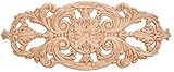 Einfache verwendung Holzornament Ornament Holz Verzierung (D)