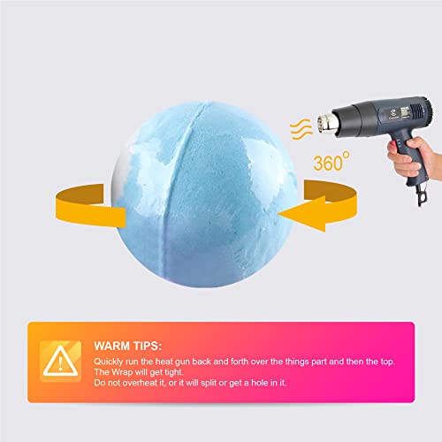 400Pcs Shrink Wrap Bags 4x6 Inches Clear PVC Heat Seal Bags Film for Soap Sleeve Packaging, Bath Bomb,Shoes,Jars,Gift,Tumbler for Homemade DIY Projects