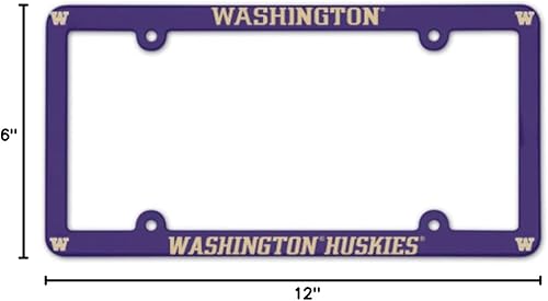 Vista 42 de NCAA Placa de vehículo con marco a todo