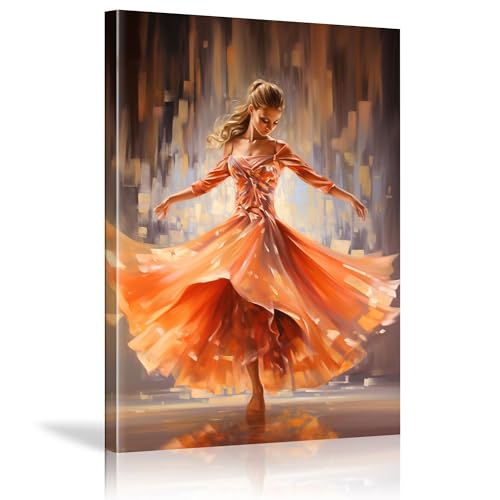 Peinture de danse contemporaine pour sublimer la décoration de votre salon ou bureau