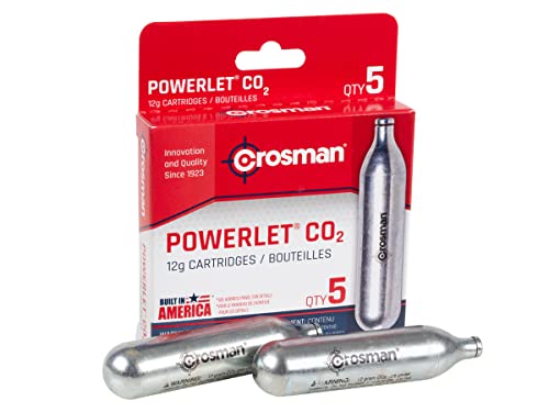 Crosman 5-Count CO2 Cartridges For Air Rifles And Air Pistols