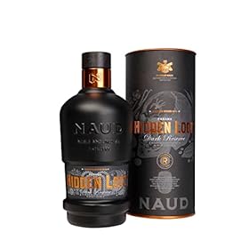 NAUD Hidden Loot Dark Reserve - Premium Spiced Rum. 41 Percent ABV, 70cl. Award Winning, Supplied in a gift tube – NAUD