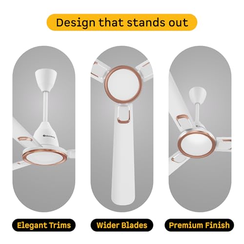Image of atomberg Erica Signature 1230mm BLDC Ceiling Fan | | Regulator Operated | Advance air+ technology | BEE rated 5 star | Low noise operation | 3 Years Warranty (Gloss White)
