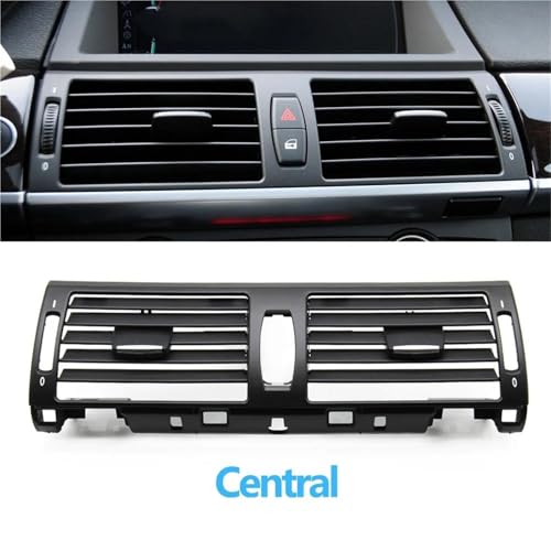 Grille de ventilation centrale pour BMW X5 E70 et X6 E71 de 2007 à 2013 - 2