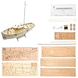 GAWEGM Wooden Ship Model Building Kits for Adult - NOXS Greece Small Fishing Boat