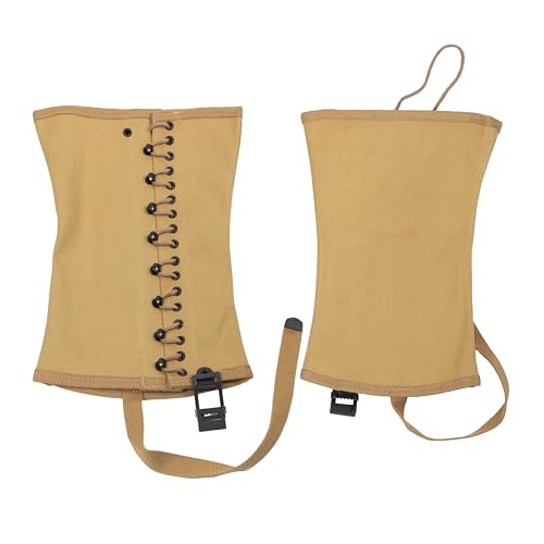 WWII U.S. Soldier WW2 M36 US Leggings Grey Gaiters Puttee Canvas Material Reproduction