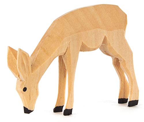 DREGENO Seiffen eG REH geschnitzt groß fressend