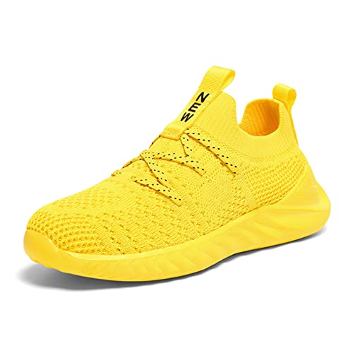 UMANPOO Tênis de corrida infantil, para meninos e meninas, sem cadarço, casual, caminhada, tênis, ac