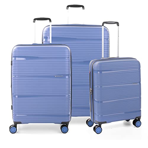 RONCATO R-Lite - Juego de 3 carretillas rígidas expandibles con 4 ruedas, Avio
