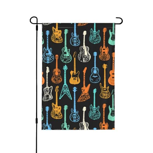 Axxitude Guitar Garden Flag