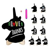 Mini Chalkboard Food Signs Small Black Board for Party Sign 20 Pack Rectangle Chalkboards with Stand,Food Name Card,Special Event Decorations