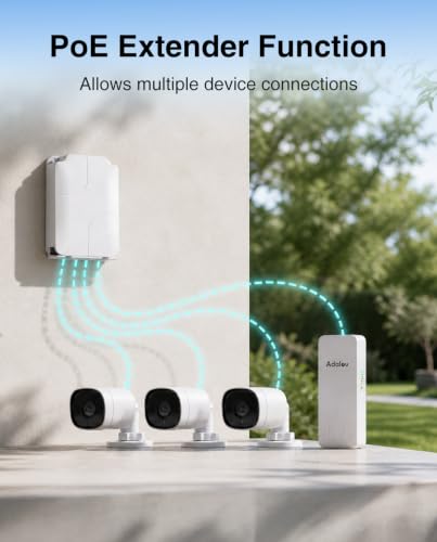 Image of CPE662 Outdoor WiFi Bridge 5.8GHz 3KM PtP PoE Extender Gigabit LAN