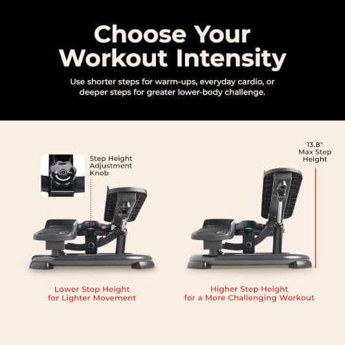 Image of Sunny Health & Fitness Smart Power Stepper with Resistance Bands for Cardio