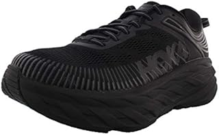 HOKA ONE ONE Bondi 7 Womens Shoes Size 7, Color: Black/Black/Black