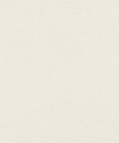 Rasch Tapeten Vliestapete (universell) Weiß 10, 05 M x 0, 53 M Tapetenwechsel 804546