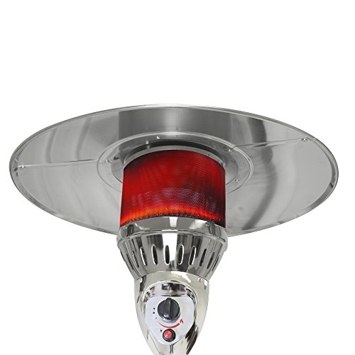 Dayno-Glo Dyna-Glo DGPH202SS Premium Stainless Steel Propane Patio Heater - 48,000 BTU