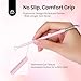 Beetles Gel Nail Remover Tool Dual-end Cuticle Pusher, Triangle End Remove Gel Polish Angled End Clean Crevice Dirt Two in One Tool Dead Skin Nail Scraper Stainless Steel Pink Remover Pusher