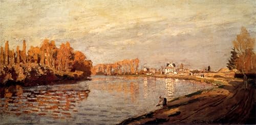 Affiche Monet La Seine à Argenteuil - Réveillez l'élégance poétique de votre décoration