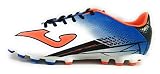  Joma Supercopa Speed Hombre Fútbol para Césped Artificial (46 EU, Blanco Azul)