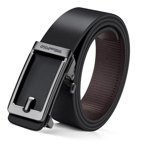 omiinitio Fácil de ajustar cinturón de cinturón para negocios elegante cuero cuero cintura cierre automático accesorios cinturón multicolores correa correa de cuero