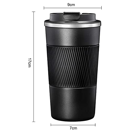 Garrafa Térmica De Aço Inoxidável Portátil Copo Com Bolsa 1000ML/1500ML (11000ML Preto)