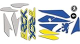 Kit Autcollants 103 RCX pour décorer Votre mobylette Peugeot comme à l'époque (Bleu)