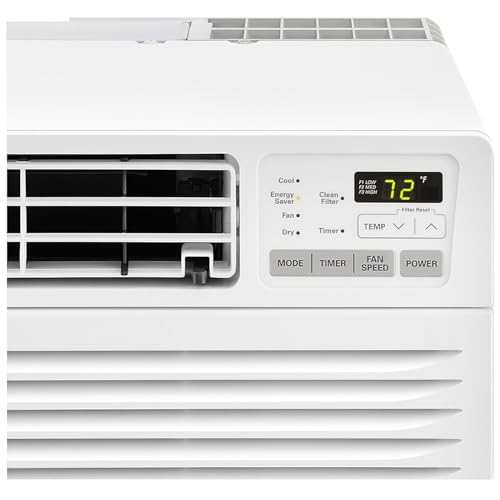 Image of LG 11,800 BTU Through the Wall Air Conditioner and Wall Heater, 230 /208V, Cools 550 Sq.Ft. (22' x 25' Room Size), Perfect for Bedroom, AC Heater Unit with Remote, Multiple Speeds, 4-Way Air Deflection