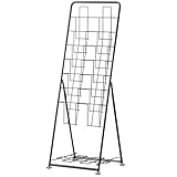 パンフレットスタンド 7段 2列ダブル ブラック RFPFS-DBBK パンフレットラック マガジンラック 雑誌スタンド 【事業所様お届け商品】R.F.YAMAKAWA製