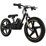Actionbikes Motors Kinder Balance Bike Elektrofahrrad | 16 Zoll Fahrrad - 250 Watt - Elektro Laufrad mit Scheibenbremsen - Kinder Elektrofahrzeug - Spielzeug ab 5 Jahren (16 Zoll Schwarz Gelb)