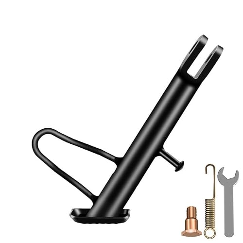 HANBBS Motorcycle Kickstand Side Stand For ER 6N ER6F Z650 Z900 Z900RS Z1000 Z1000SX, Steel Anti Slip Parking Bracket Motorbikes Accessories,16cm